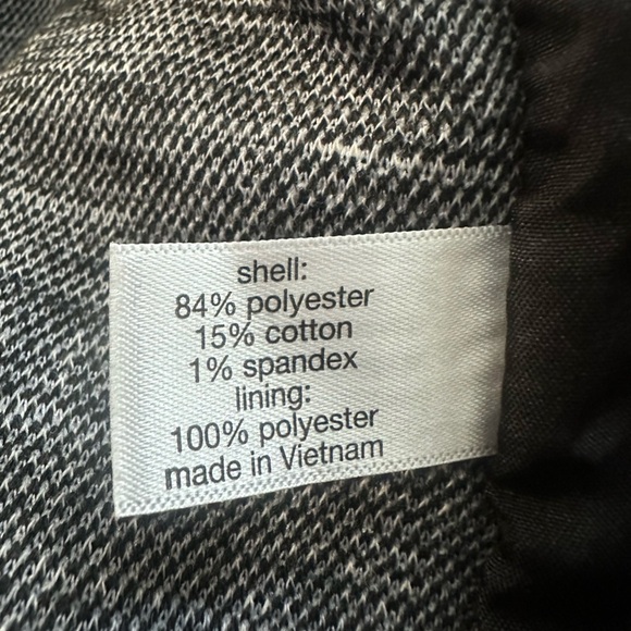 Lane Bryant Knit Tweed Moto Jacket β Black & White β Size 18 - Picture 14 of 16